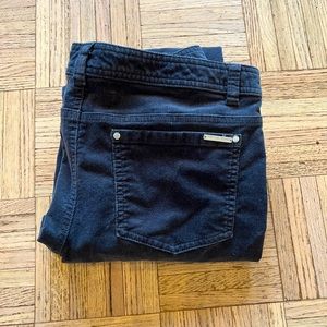 Michael Kors grey corduroy skinny jeans size 8 regular w/ front and back pockets